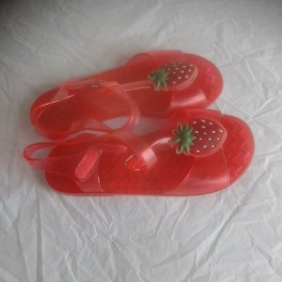 Strawberry Kids Jelly Sandals - Red/pink - Picture 3 of 7